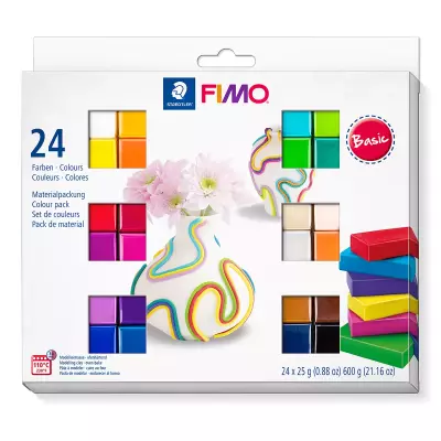 Sada FIMO Soft - Basic 24 barev 25g