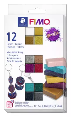 Sada FIMO Efect - Sparkle 12 barev 25g