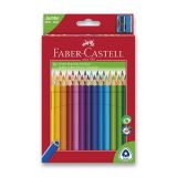 Pastelky Faber-Castell Junior + ořezávátko