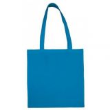 Plátěná taška s dlouhým uchem - Střední modrá
