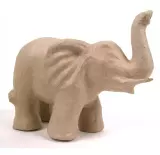 Slon z papírové hmoty - velký