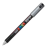 Akrylový fix POSCA - stříbrná