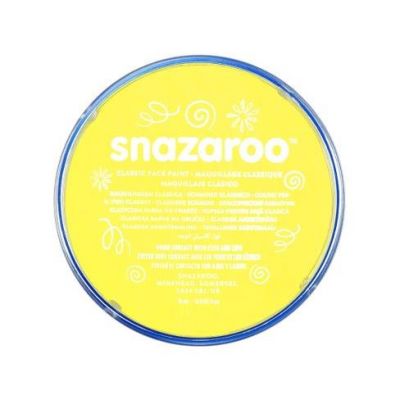 Barva na obličej Snazaroo 18ml - Sytě žlutá