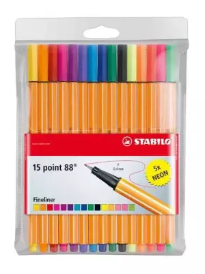 Liner STABILO point 88 sada 15ks