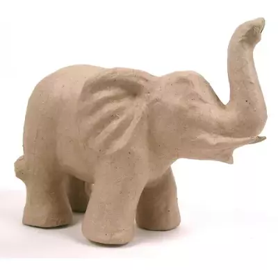 Slon z papírové hmoty - velký
