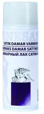 Závěrečný damarový lak saténový ve spreji 400ml