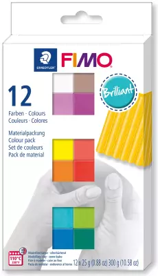 Sada FIMO Soft - Brilliant 12 barev 25g