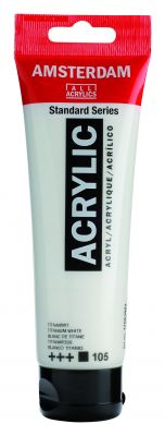 Akryl Amsterdam  - bílé a černé odstíny