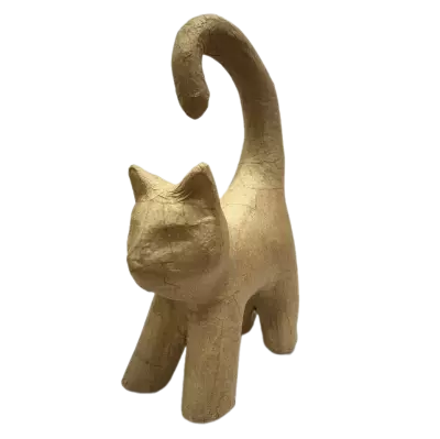 Kočka z papírové hmoty - velký