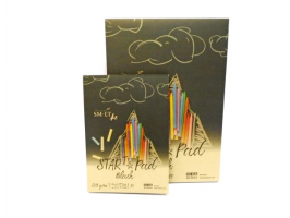 Černý blok lepený - Blok černý A4