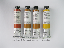 Umton  Mistrovské olejové barvy Umton - okrové odstíny - 0007 - Okr červený 60ml