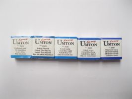 Umton  Akvarelové barvy Umton - sytě modré odstíny - 2330 - Ultramarin tmavý 2,6ml