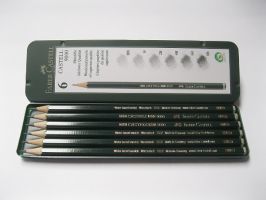 Faber-Castell  Grafitové tužky Faber-Castel v plechu