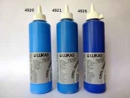 Akrylová barva Lukas 500ml - Primární modř