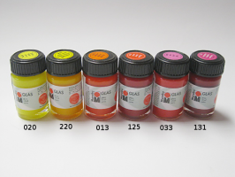 Marabu Creative  Barvy na sklo vitrážové Marabu - 220 - Žlutá