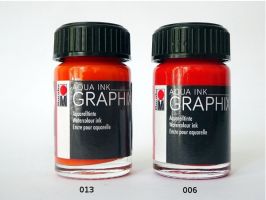 Marabu akvarelová tuš GRAPHIX - 013 - Oranžová