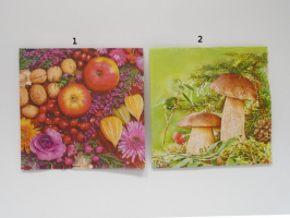 Ubrousky pro Decoupage - 2 - Houby