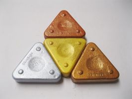 Magic Triangle Metalic - trojhranné voskovky Primo