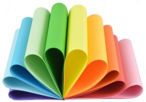 Školní sada barevných papírů