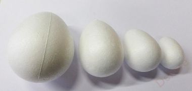 Polystyrenová vejce 12 cm - Polystyrenové vejce 12cm