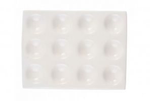 Porcelánová paleta obdélníková  12 důlků