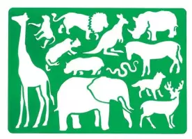 Šablona zvířat - Safari