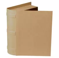 Krabice ve tvaru knihy - papírová