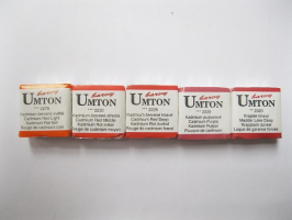 Umton  Akvarelové barvy Umton - červené odstíny - 2230 - Kadmium červené střední 2,6ml