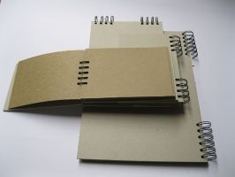 Blok skicovací natur se spirálou - A5 spirála nahoře