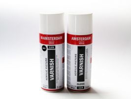 Amsterdam  Závěrečný lak na akryl Amsterdam - sprej - Sprej 400ml - matný