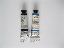 Umton  Mistrovské temperové barvy Umton - tmavě modré odstíny - 1030 - Permanentní modř 16ml
