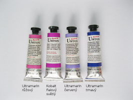 Umton  Mistrovské temperové barvy Umton - modrofialové odstíny - 1088 - Kobalt fialový světlý 16ml