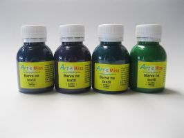 Barvy na světlý textil Artemiss - 34 - Tmavě zelená