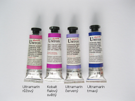 Mistrovské temperové barvy Umton - modrofialové odstíny - 1088 - Kobalt fialový světlý 35ml