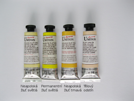 Umton  Mistrovské temperové barvy Umton - žluté a tělový odstín - 1090 - Permanentní žluť světlá 35ml