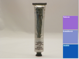 Barva pro tisk - modré odstíny 60ml - Švestková