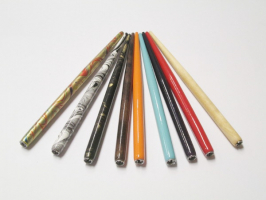 Násadka pro perko - dřevěná - Červená