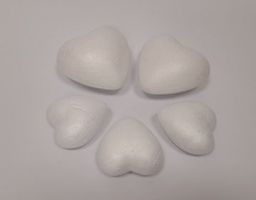 Polystyrenové srdce - Srdce &Oslash; 60mm