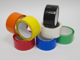 Lepící páska 4,8cm barevné - Černá