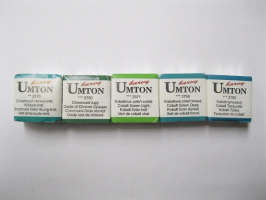 Akvarelové barvy Umton - zelenomodré odstíny - 2750 - Kobaltová zeleň tmavá 2,6ml