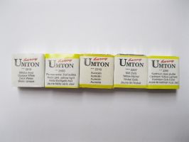Umton  Akvarelové barvy Umton - žluté odstíny - 2208 - Kadmium žluté skvělé 2,6ml