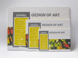 Blok Akvarel, 20 listů, 300g/m2 - Blok Akvarel A4