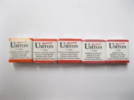 Umton  Akvarelové barvy Umton - červené odstíny - 2270 - Kadmium červené světlé 2,6ml