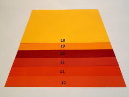 Barevný karton 160gsm - A1 - Oranžová