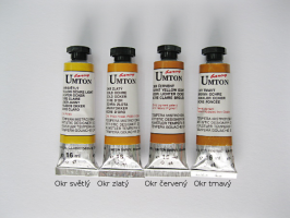 Umton  Mistrovské temperové barvy Umton - okrové odstíny - 1016 - Okr světlý 35ml