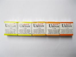 Umton  Akvarelové barvy Umton - žlutooranžové odstíny - 2121 - Kadmium oranžové tmavé 2,6ml