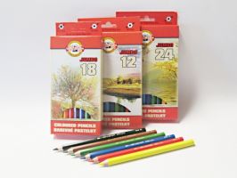 Koh-i-noor  Pastelky Koh-i-noor Omega Jumbo - Pastelky 18ks