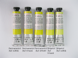 Umton  Mistrovské olejové barvy Umton - světle žluté odstíny - 0015 - Permanentní žluť střední 20ml