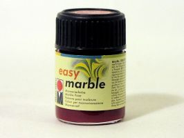 Mramorovací barva Marabu rubínová 15ml