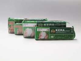 Modelovací hmota Keraplast - Keraplast bílý 300g